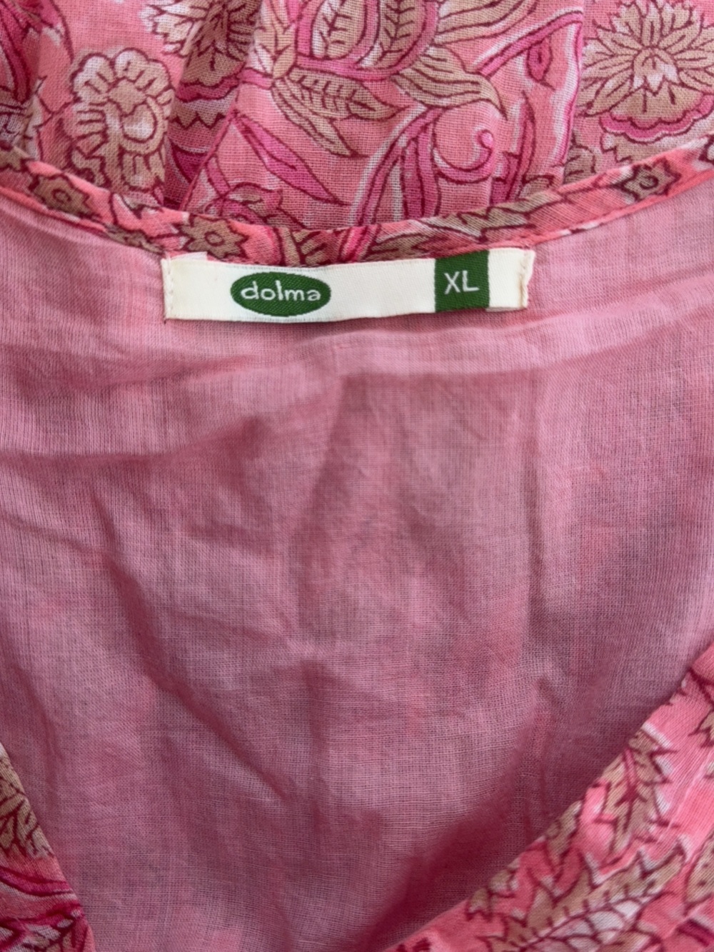 Dolma Skye Cotton Midi Dress in Coral size XL NWOT - Picture 7 of 7